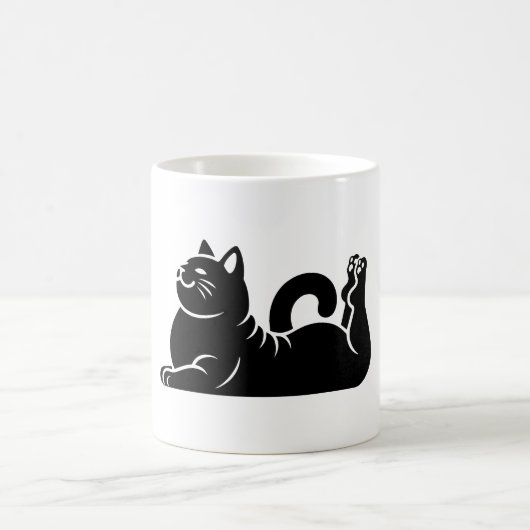 Mug *Yoga de chat #21 Art numérique (Centre)