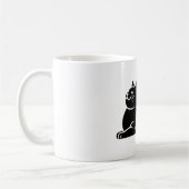 Mug *Yoga de chat #21 Art numérique (Gauche)