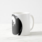 Mug *Yoga de chat #24 Art numérique (Devant droit)