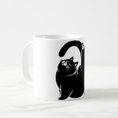 Mug *Yoga de chat #24 Art numérique (Devant gauche)