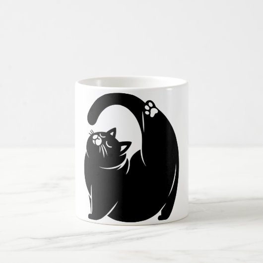 Mug *Yoga de chat #24 Art numérique (Centre)