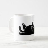 Mug *Yoga de chat #6 Art numérique (Devant gauche)