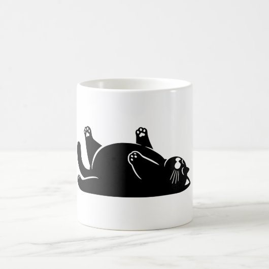 Mug *Yoga de chat #6 Art numérique (Centre)
