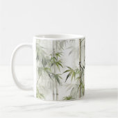 Mug Yoga de pleine conscience en bambou vert (Gauche)