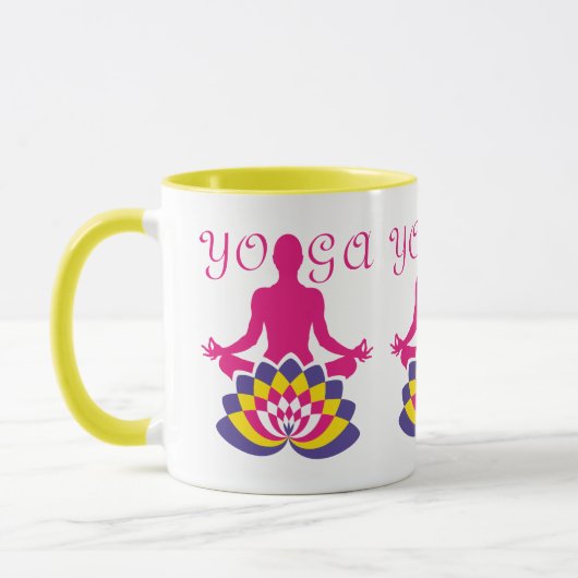 Mug Yoga Flor de Loto (Gauche)
