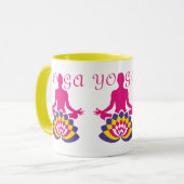 Mug Yoga Flor de Loto (Devant gauche)