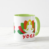 Mug Yoga Flor de Loto (Devant droit)