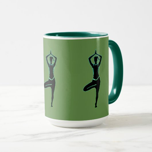 Mug Yoga Green (Devant droit)