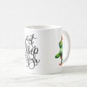 Mug Yoga Grenouille (Devant droit)