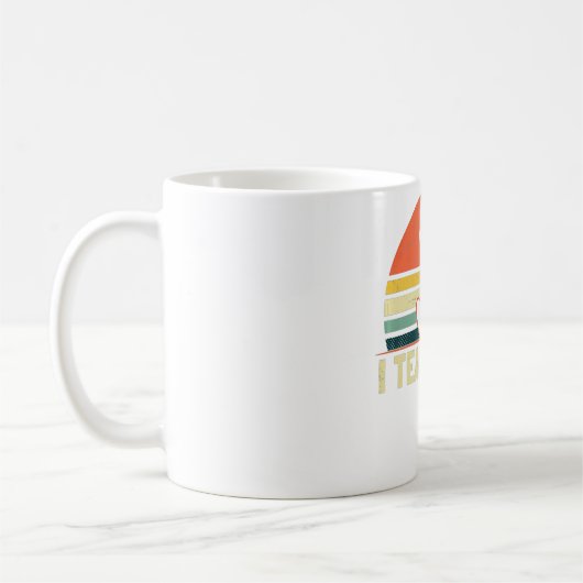 Mug Yoga Instructeur Design Sunset Vintage Enseigner C (Gauche)