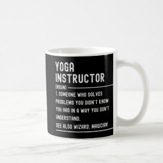 Mug Yoga Instructor Definition Shirts Funny Job Title 