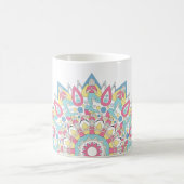 Mug Yoga Mandala with Three Poses (Centre)