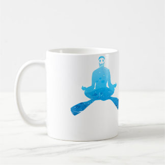 Mug Yoga Méditation Plongée Océan Apnée en plongée en