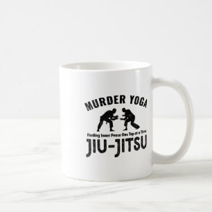 Mug Yoga Meurtrier Drôle Jiu-jitsu Paix Intérieure Lut