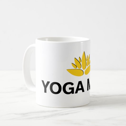 Mug Yoga Mom Lotus Flower Coffee Cup (Devant gauche)
