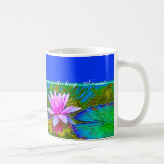 Mug Yoga Namaste - citation de Bouddha de fleur de (Droite)
