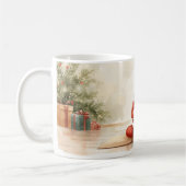 Mug Yoga Noël Père Noël pose Yoga (Gauche)