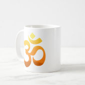 Mug Yoga Om Mantra Or Méditation Soleil Inspiration (Devant gauche)