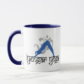 Mug Yoga orienté vers le bas d'Iyengar de chien (Gauche)