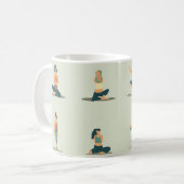 Mug Yoga, pilates, thématique (Devant gauche)