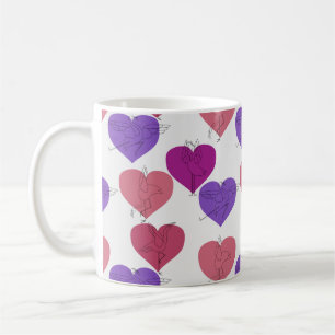 Mug Yoga pose motif Yoga sans couture motif 1