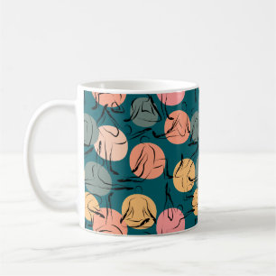 Mug Yoga pose motif   Yoga sans couture motif 23