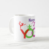 Mug Yoga Poses Silhouettes Thunder_Cove (Devant gauche)