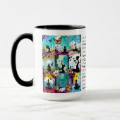 Mug Yoga Puns et Poses avec Papillons (Gauche)