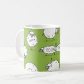 Mug Yoga Sheep : Whimsical Sketch Fun. (Devant gauche)