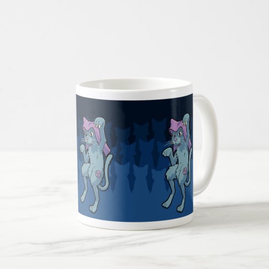 Mug Yokai Bakeneko - Chat de danse (Devant droit)
