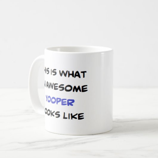 Mug yooper, génial (Devant gauche)