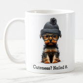Mug Yorkie Branché Avec Vibes Hipster Cool