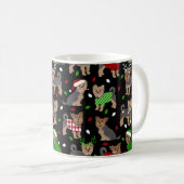 Mug Yorkie Christmas Yorkshire Terrier Dog (Devant droit)
