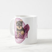Mug Yorkie dans la chaussure (Devant gauche)