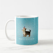 Mug Yorkie Design d'anniversaire (Gauche)