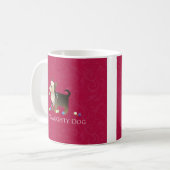 Mug Yorkie Design de Noël (Devant gauche)