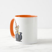 Mug Yorkie Halloween Good Witch Off-Leash Art™ (Devant gauche)