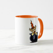 Mug Yorkie Halloween Good Witch Off-Leash Art™ (Devant droit)