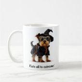 Mug Yorkie magique dans Wizard Attire (Gauche)