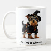 Mug Yorkie magique dans Wizard Attire