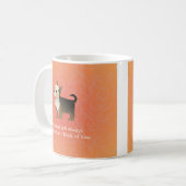 Mug Yorkie Penser à votre design. (Devant gauche)