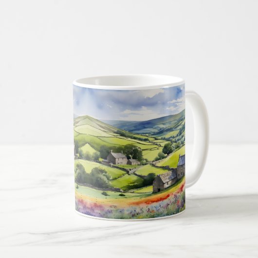 Mug "Yorkshire Meadowsong" Paysage Yorkshire Dales (Devant droit)