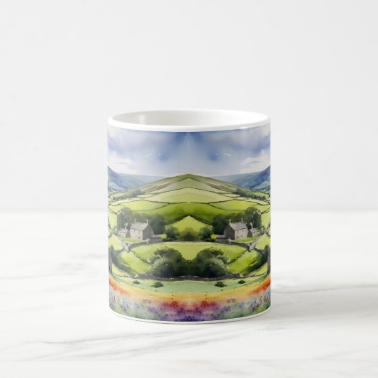 Mug "Yorkshire Meadowsong" Paysage Yorkshire Dales (Centre)
