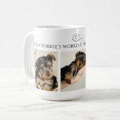 Mug Yorkshire Terrier 3 Photo Collage (Devant gauche)