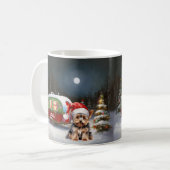 Mug Yorkshire Terrier Caravan Christmas Adventure (Devant gauche)
