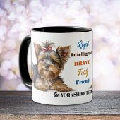 Mug Yorkshire Terrier Chien Loyal Ami