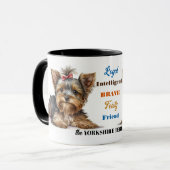 Mug Yorkshire Terrier Chien Loyal Ami (Devant gauche)