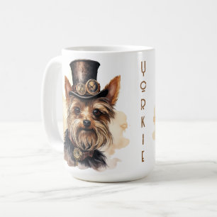 Mug Yorkshire Terrier Chien Steampunk