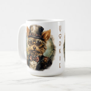 Mug Yorkshire Terrier Chien Steampunk