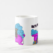 Mug Yorkshire Terrier dans la baignoire (Centre)